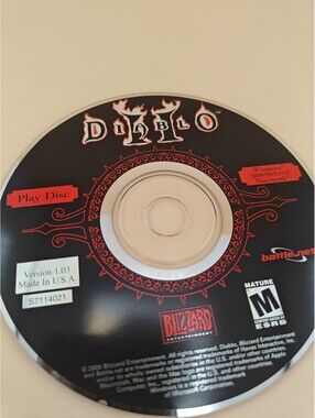 Blizzard Diablo 2 PC CD-ROM Play Disc Only